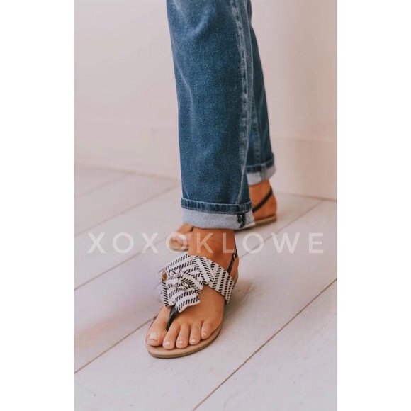 Bow Knot Thong Sandal Sling Back Sandal - Picture 13 of 16